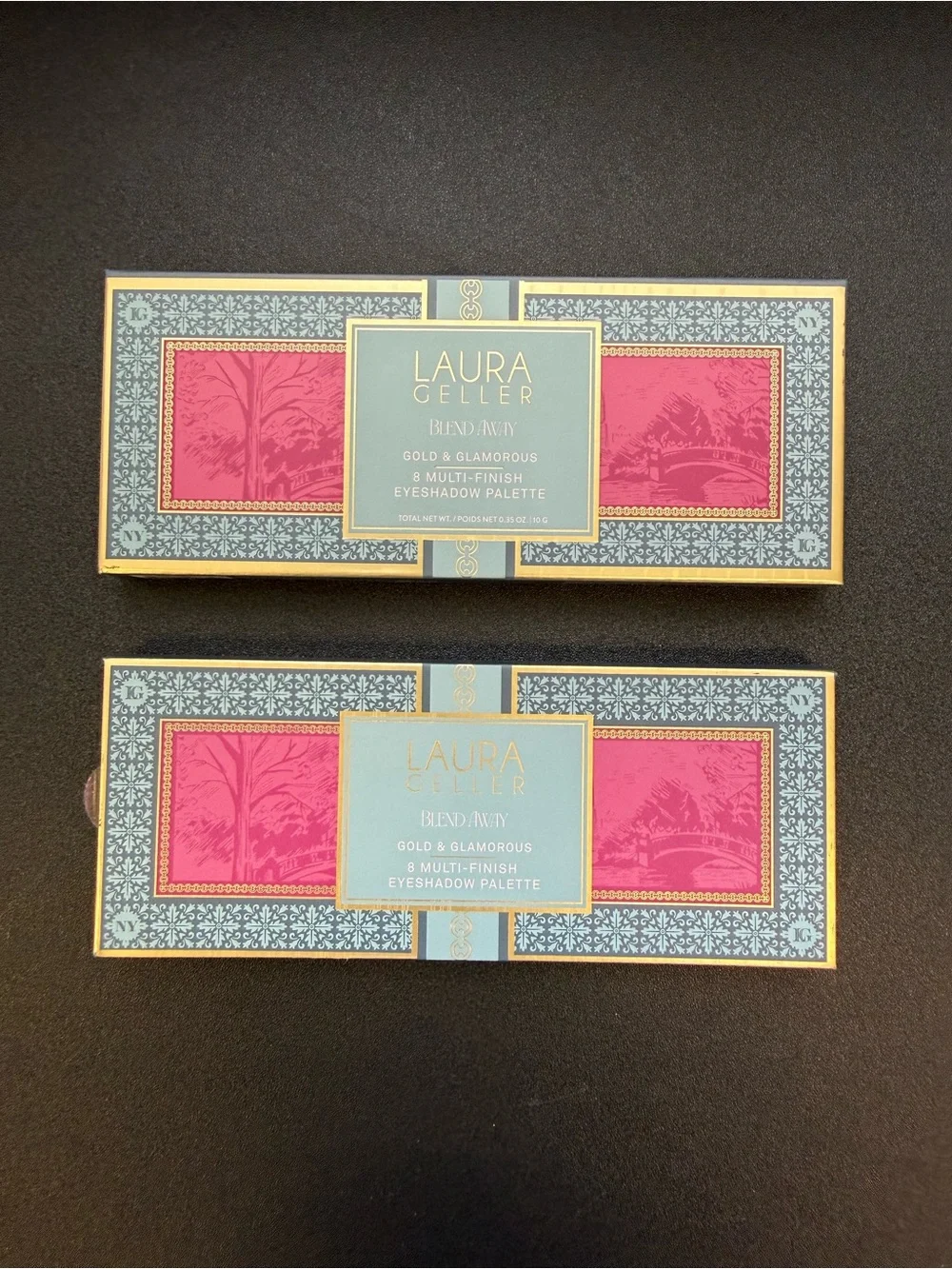 Laura Geller Blend Away Gold and Glamorous 8 Multi-Finish Eyeshadow Palette, NIB